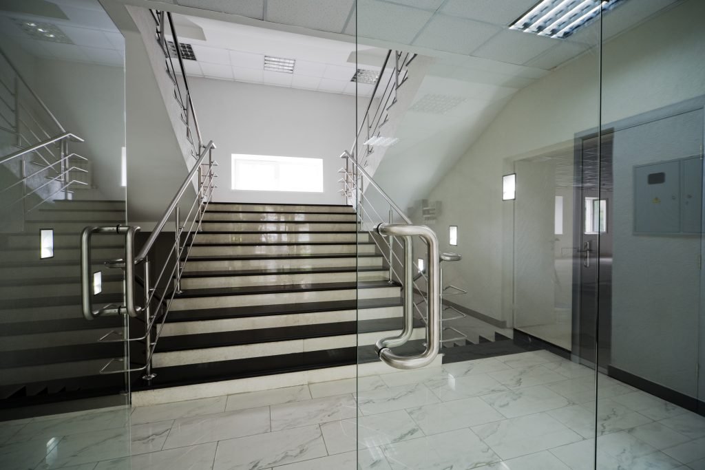 glass doors